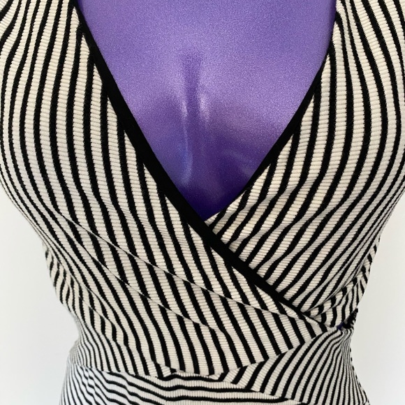 Black & White Striped Dress - Picture 3 of 7